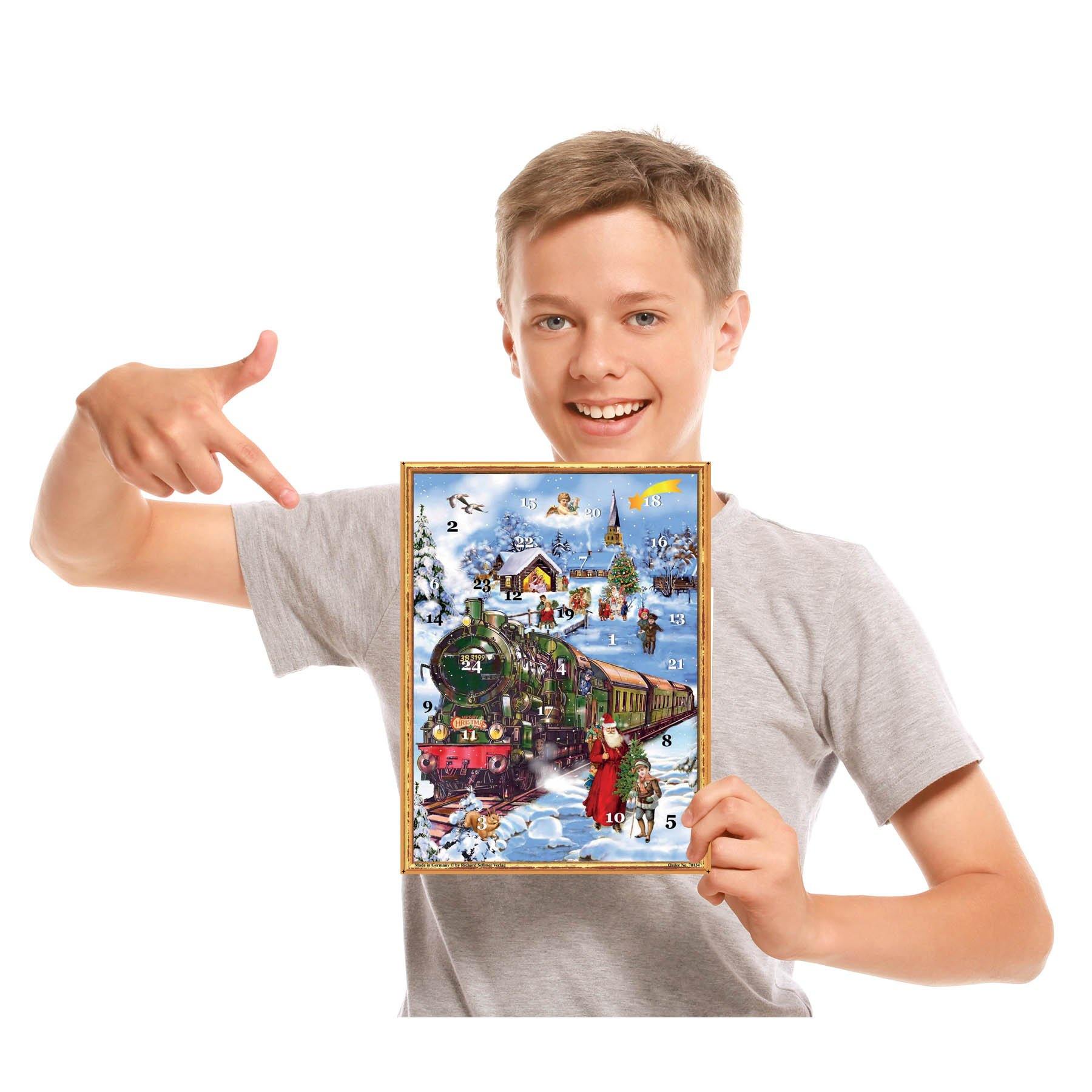 Adventskalender "Eisenbahn im Schnee" - Sellmer Adventskalender thumbnail