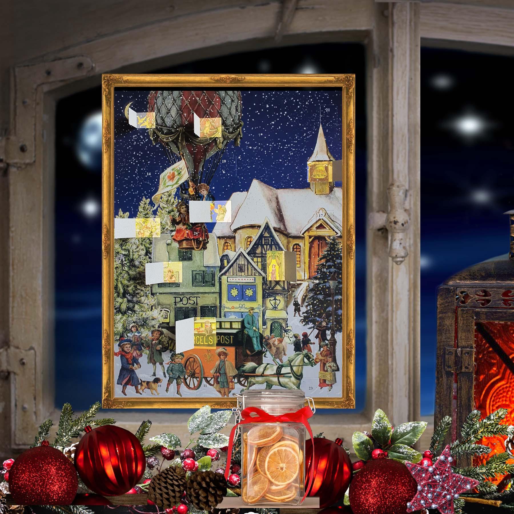 Adventskalender "Fahrt im Heißluftballon" - Sellmer Adventskalender