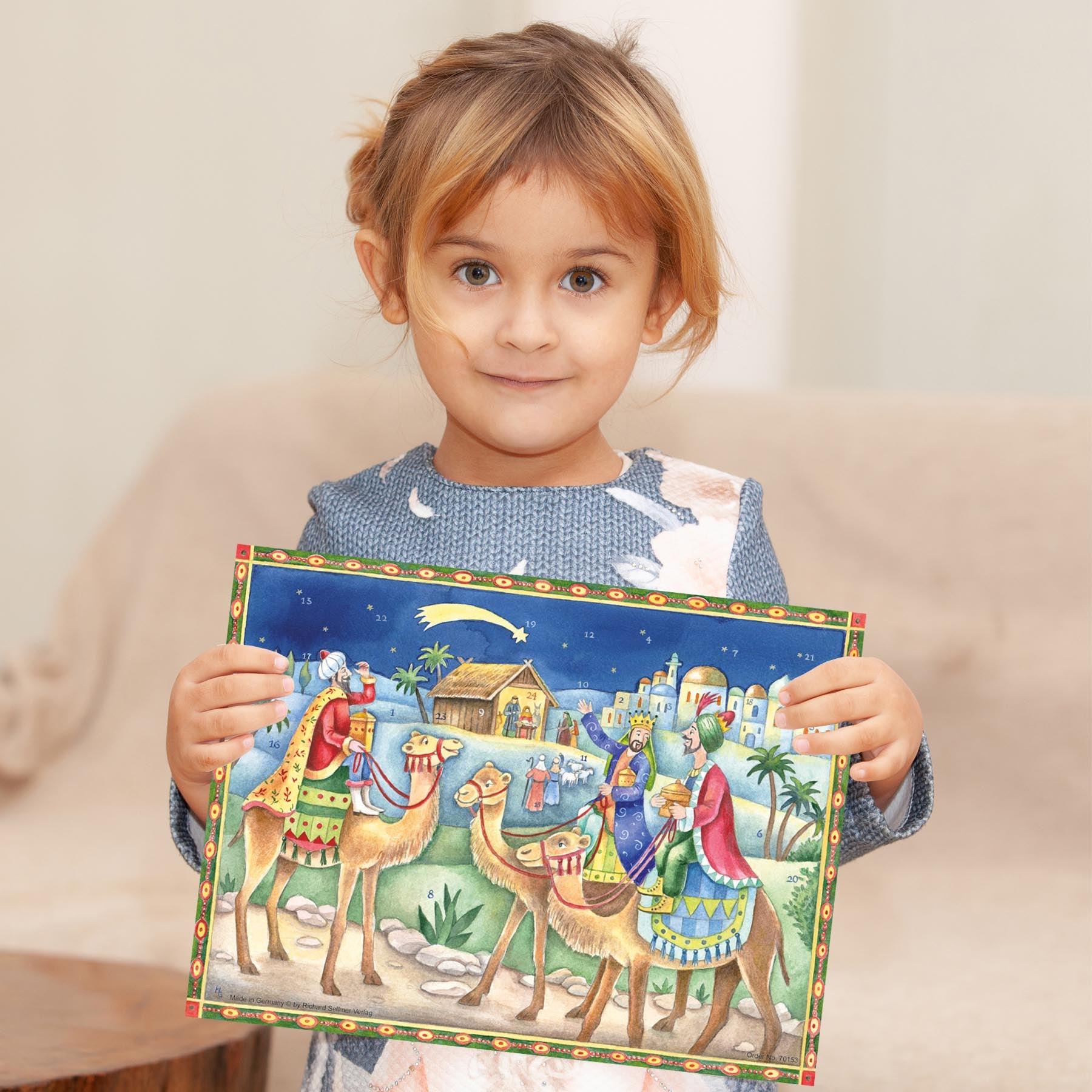 Adventskalender "Heilige Drei Könige bringen Gaben" - Sellmer Adventskalender thumbnail