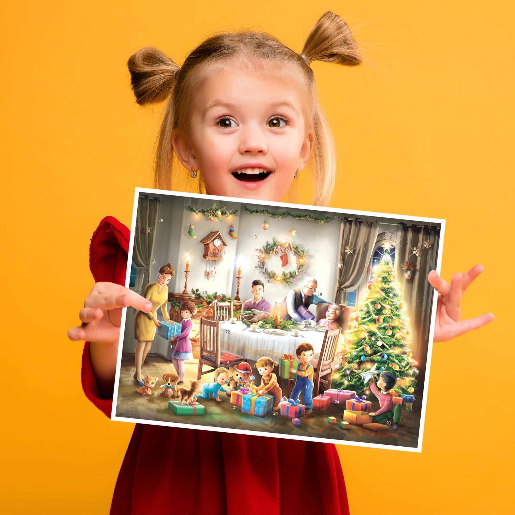 Adventskalender "Heute ist Bescherung" - Sellmer Adventskalender miniaturansicht