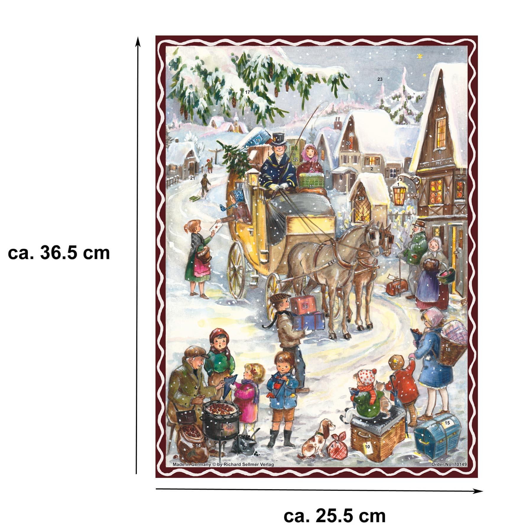 Adventskalender "Hurra, die Kutsche kommt" - Sellmer Adventskalender thumbnail