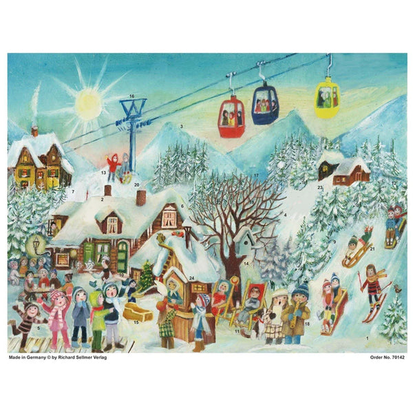 Adventskalender "Im Skigebiet" - Sellmer Adventskalender