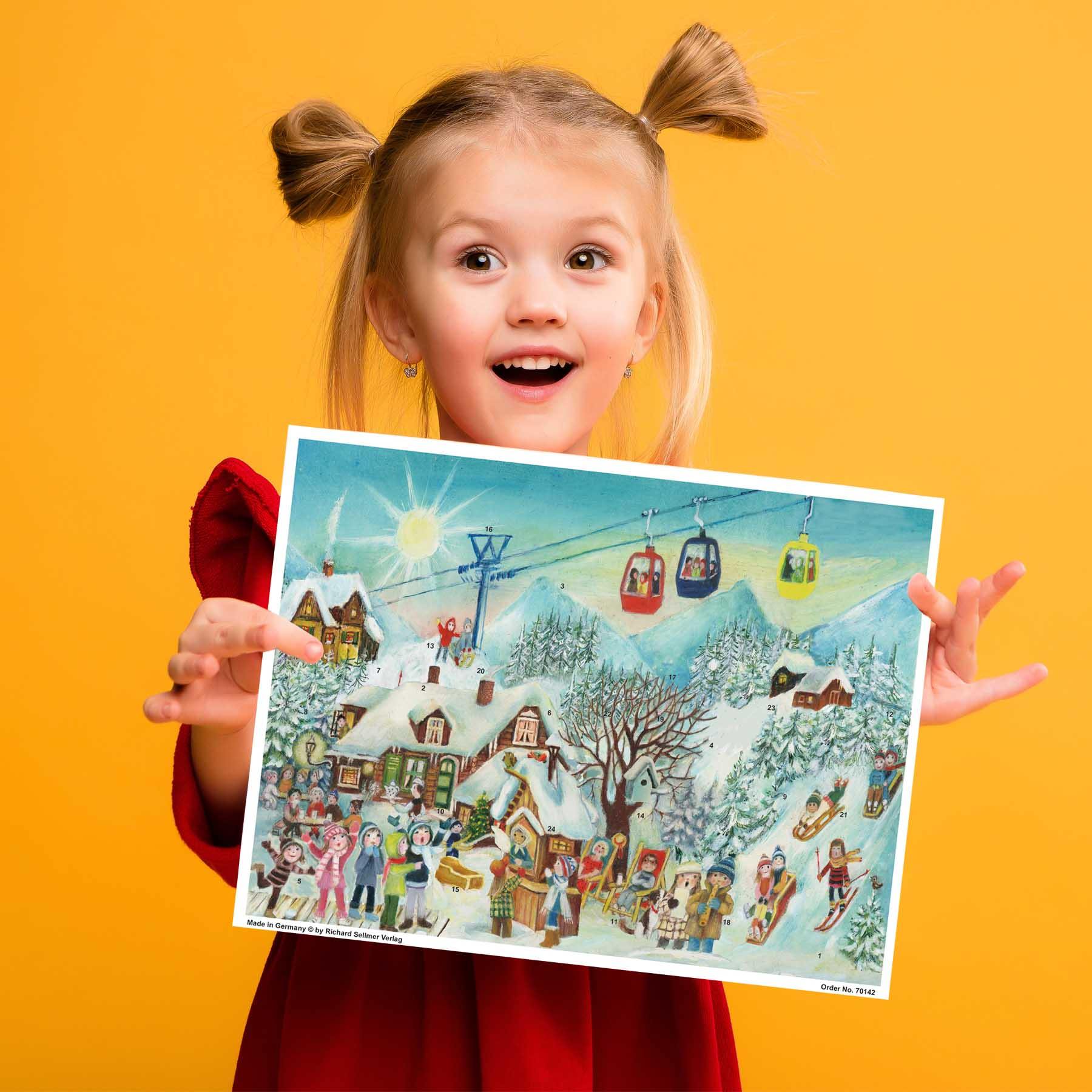 Adventskalender "Im Skigebiet" - Sellmer Adventskalender thumbnail