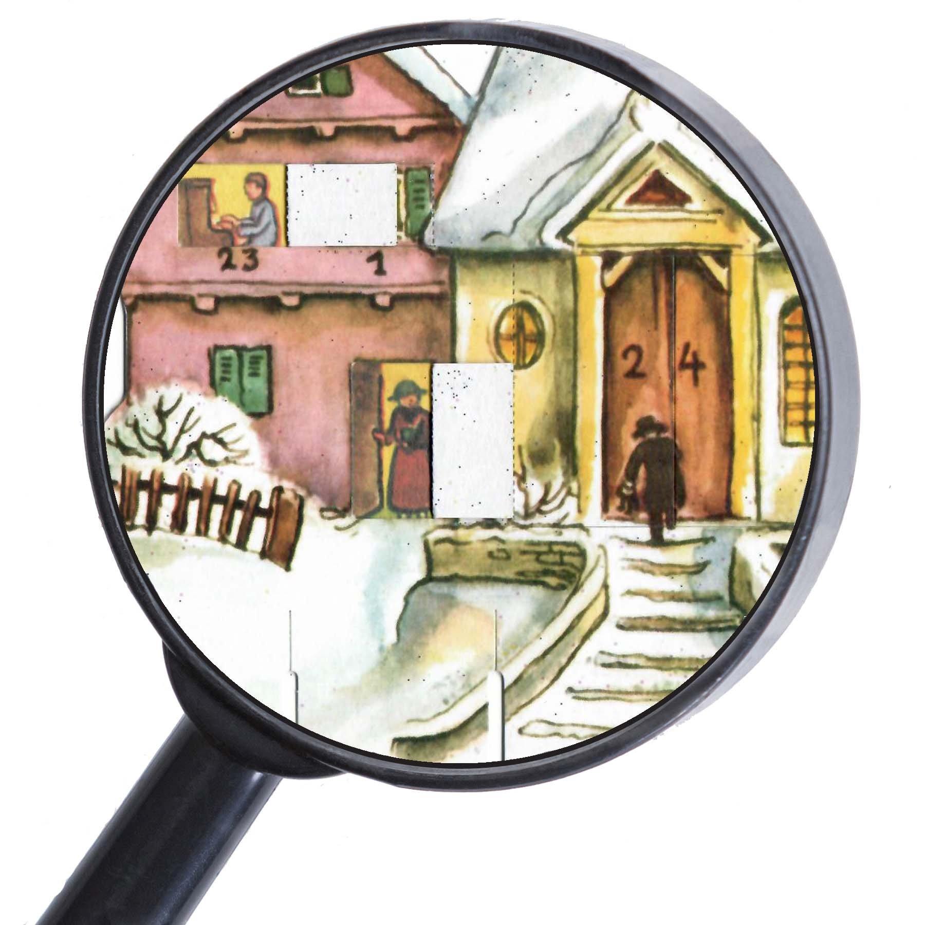 Adventskalender "Kleine Stadt im Mondschein" - Sellmer Adventskalender thumbnail