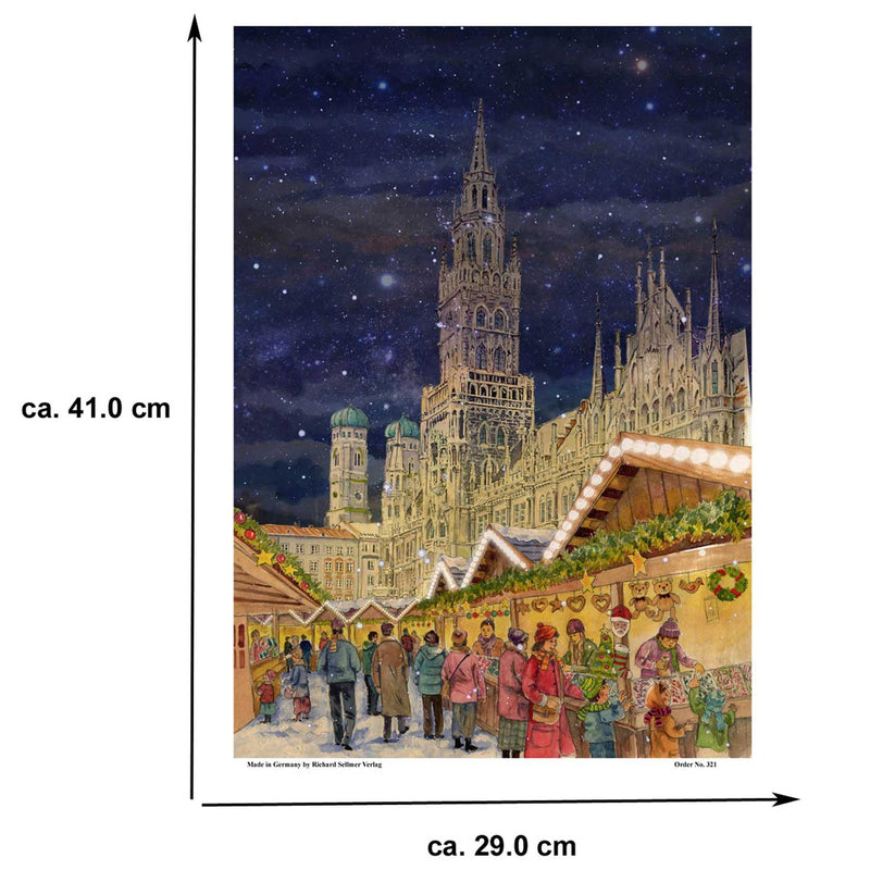 Adventskalender "München Marienplatz" - Sellmer Adventskalender