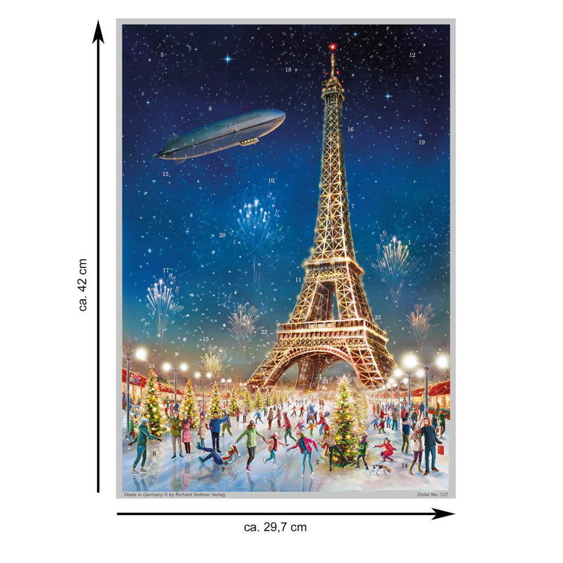 Adventskalender "Paris Eiffelturm" - Sellmer Adventskalender