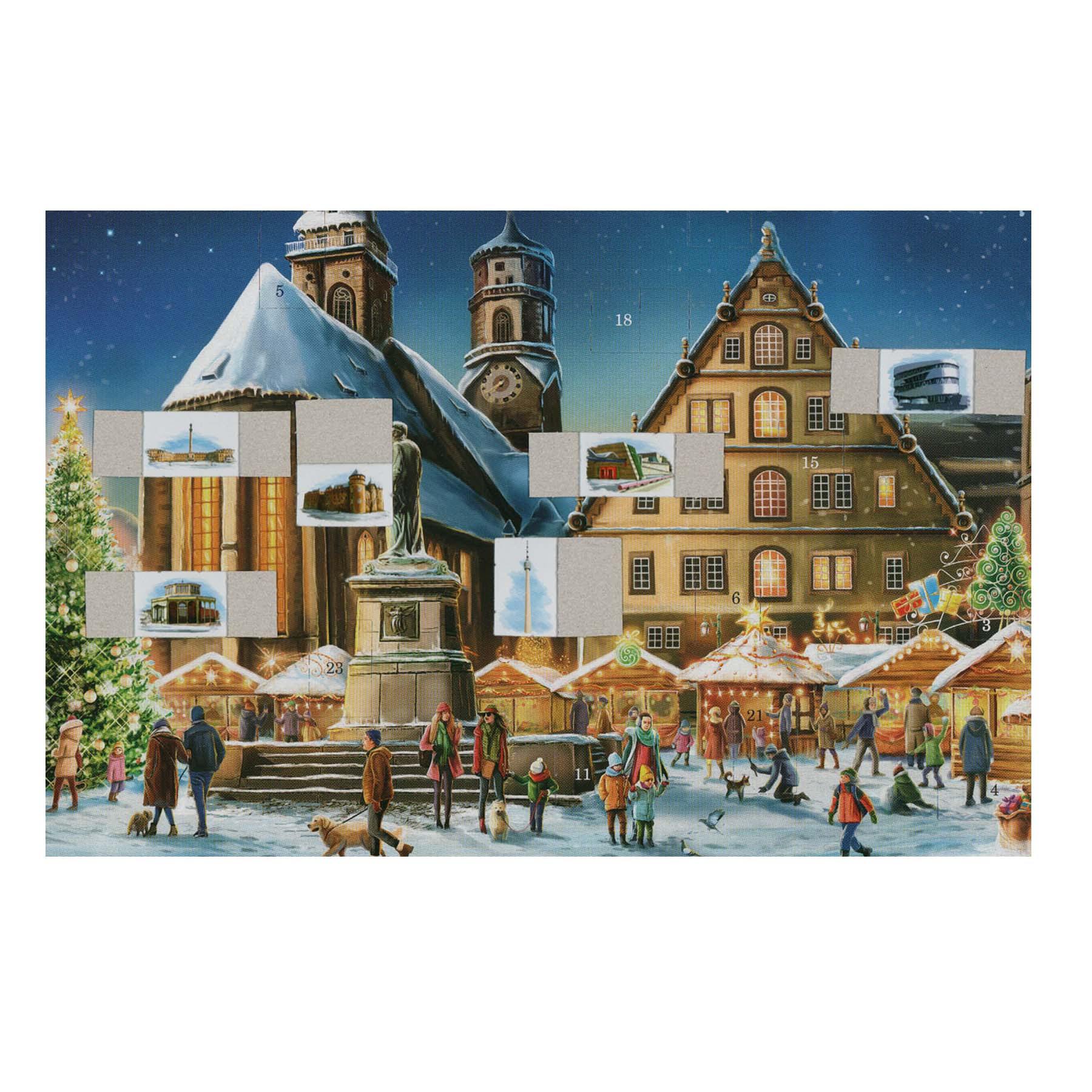 Adventskalender "Stuttgart" - Sellmer Adventskalender