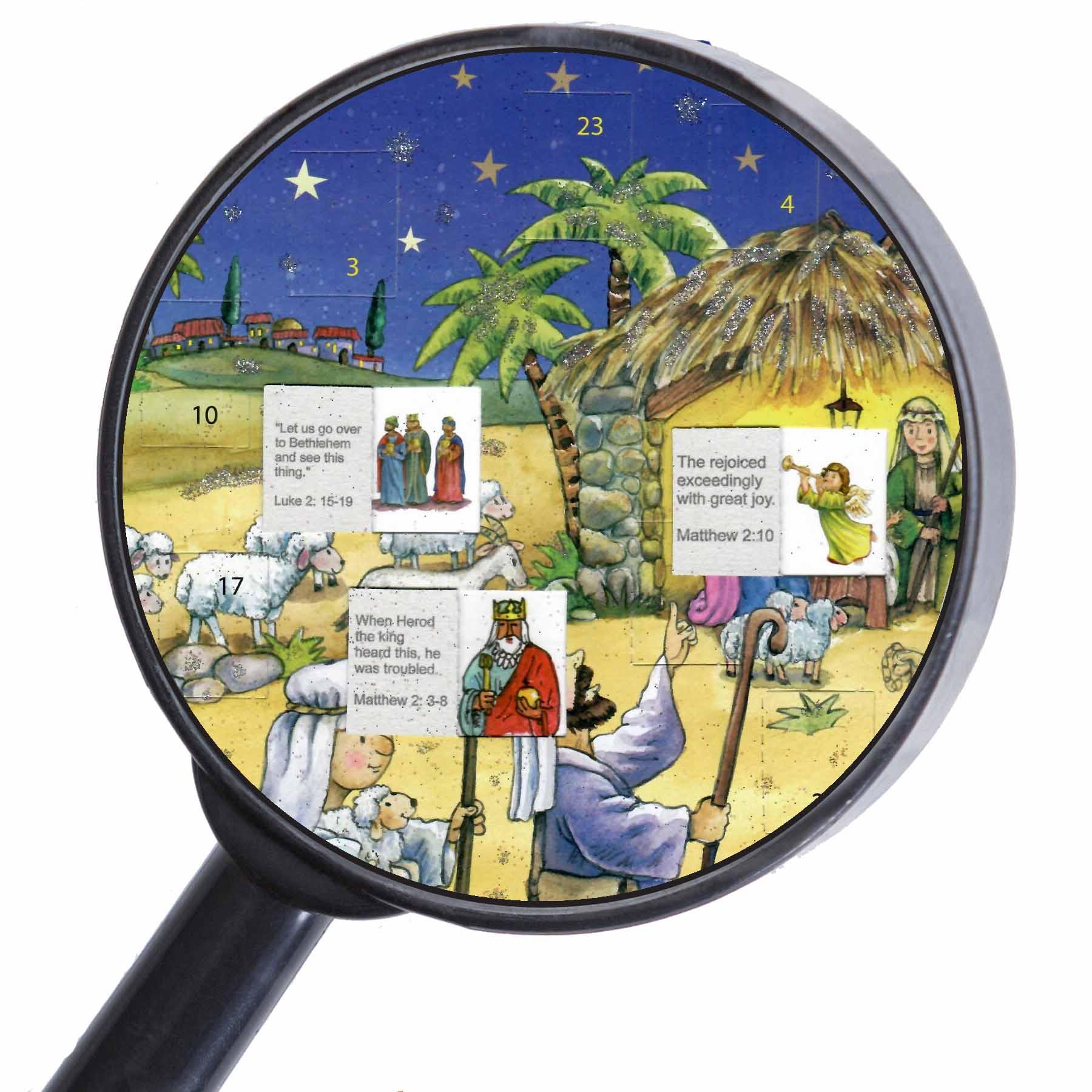 Adventskalender "Und sie folgen dem Stern" - Sellmer Adventskalender miniaturansicht