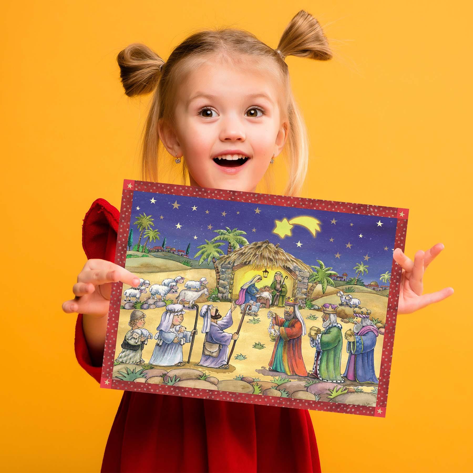 Adventskalender "Und sie folgen dem Stern" - Sellmer Adventskalender miniaturansicht