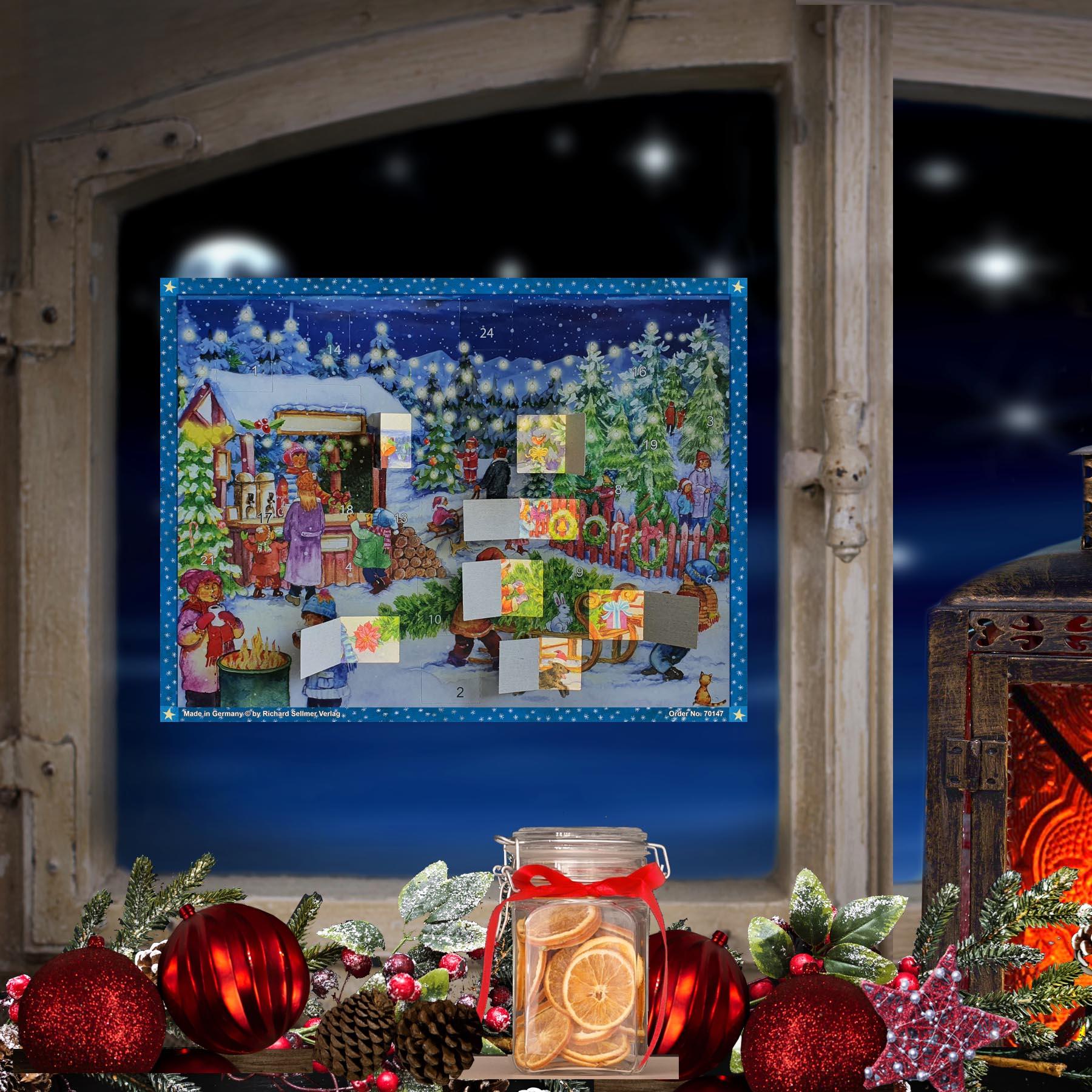 Adventskalender "Weihnachtsbaum Verkauf" - Sellmer Adventskalender