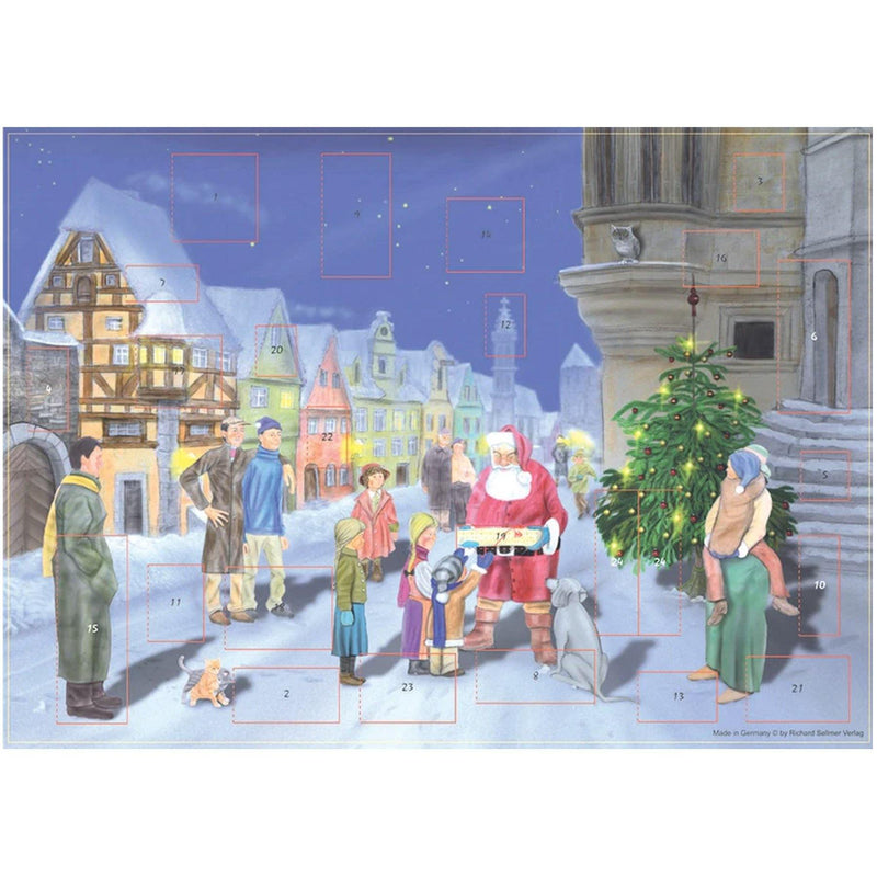 Adventskalender "Weihnachtsmann in der Stadt" - Sellmer Adventskalender
