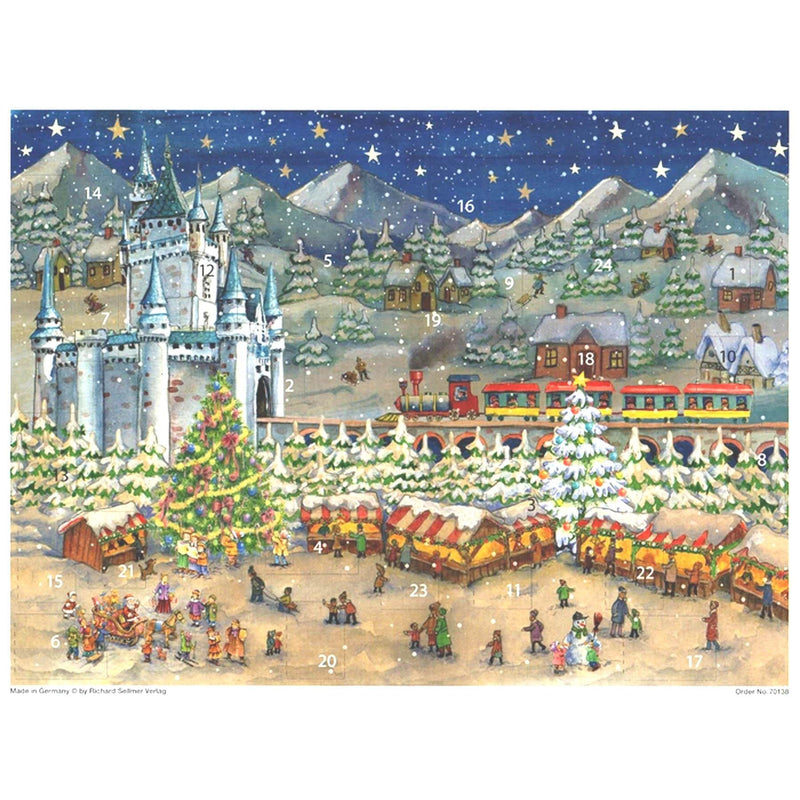 Adventskalender "Weihnachtsmarkt an der Burg" - Sellmer Adventskalender