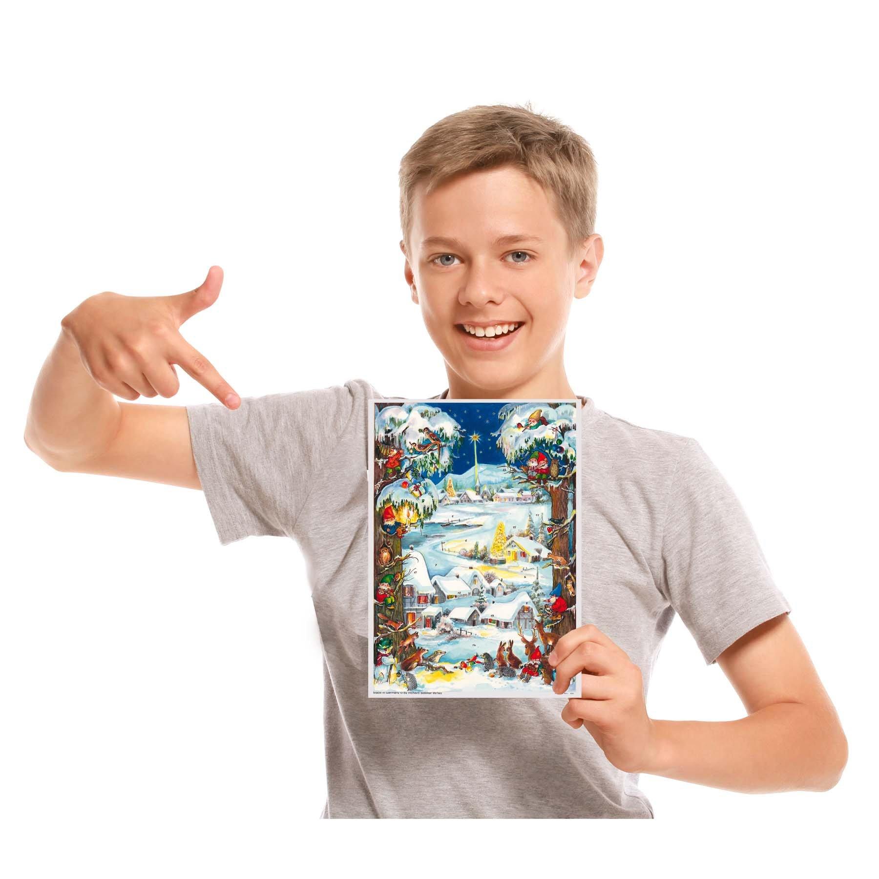 Adventskalender "Winterliches Dorf" - Sellmer Adventskalender thumbnail