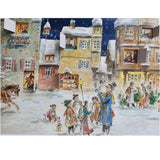 Adventskalender "Winterliches Treiben auf dem Marktplatz" - Sellmer Adventskalender