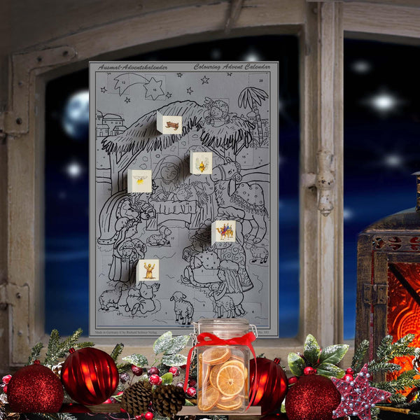 Ausmal-Adventskalender "Die Krippe von Bethlehem" - Sellmer Adventskalender