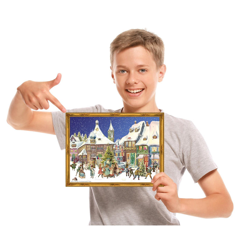 Papier Adventskalender "Altstadt" - Sellmer Adventskalender