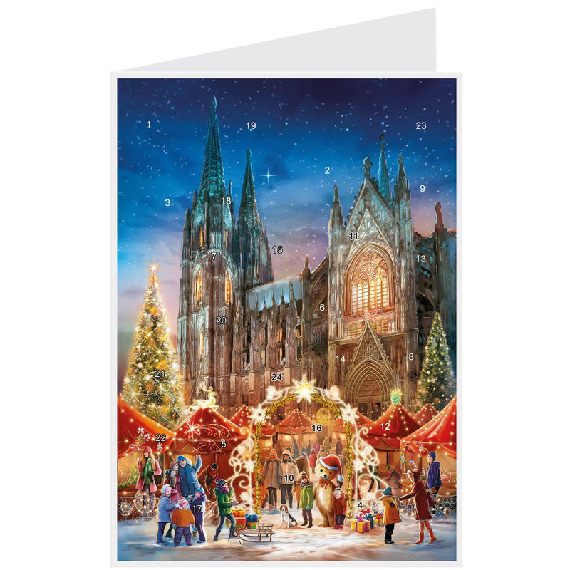 Postkarten Adventskalender "Kölner Dom" - Sellmer Adventskalender