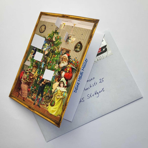 Postkarten-Adventskalender "Unterm Weihnachtsbaum" - Sellmer Adventskalender