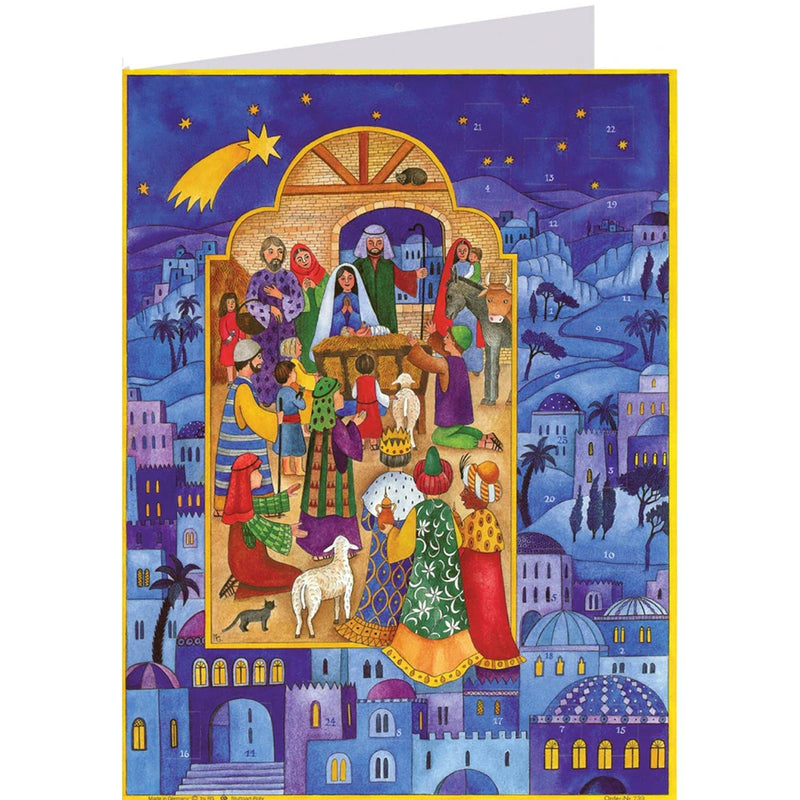 Postkarten-Adventskalender "Weihnachten in Bethlehem - Sellmer Adventskalender