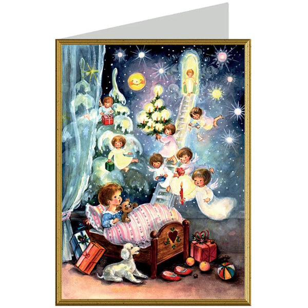 Weihnachtskarte "Engelstraum" - Sellmer Adventskalender