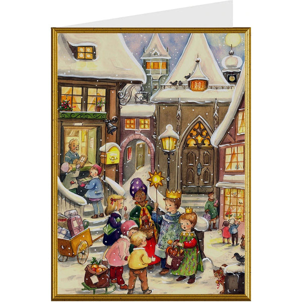 Weihnachtskarte "Sternsinger" - Sellmer Adventskalender
